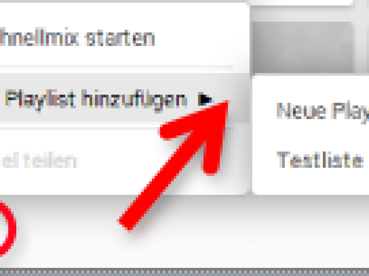 Songs zur Playlist hinzuf&amp;uuml;gen.