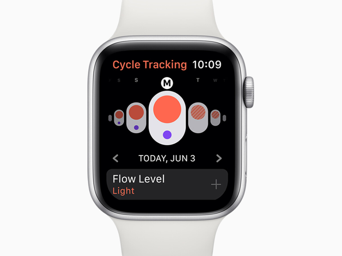 Frauen können inzwischen über Smartwatches ihren Zyklus tracken und Informationen zur Periode oder fruchtbaren Tagen auswerten lassen. 