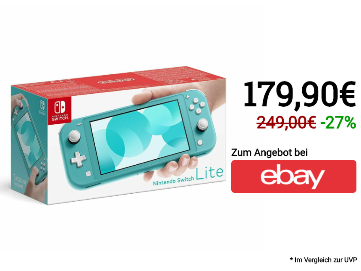 Nintendo Switch Lite Spielekonsole bei eBay zum Bestpreis kaufen