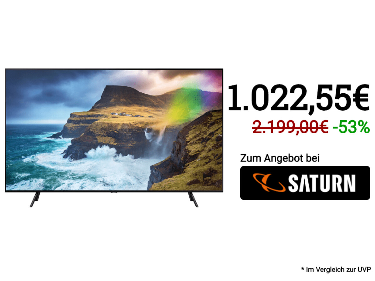 Saturn Angebot 65 Zoll Fernseher Von Samsung 200 Euro Gunstiger Netzwelt