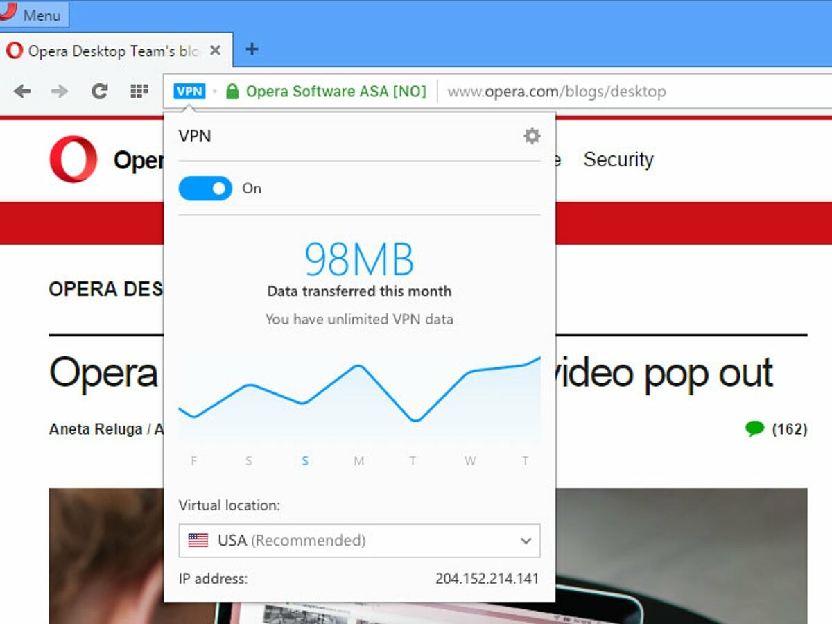 Opera Free VPN - Download | NETZWELT