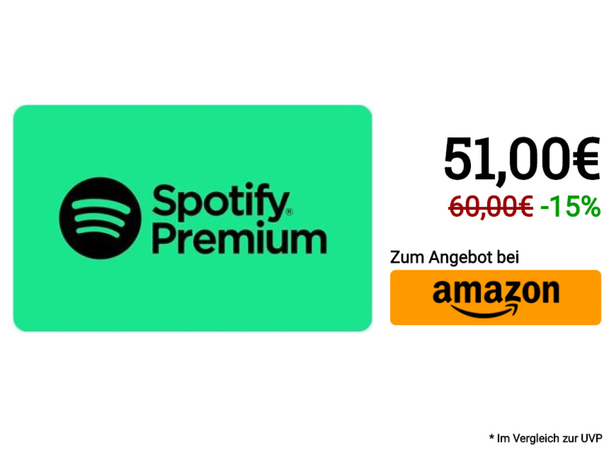 Spotify Premium: 15 Prozent Rabatt am Prime Day bei Amazon | NETZWELT