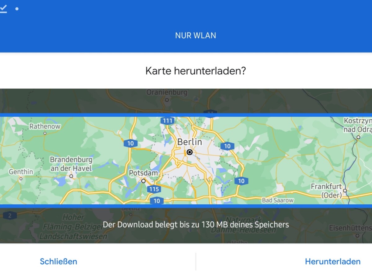Google Maps also offers offline maps.