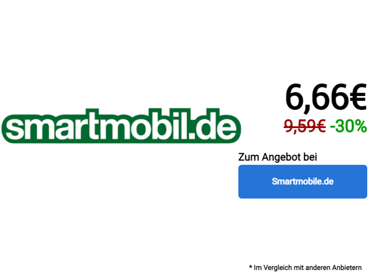 Black Friday bei Smartmobil: Täglich kündbarer Handytarif mit 10 GB