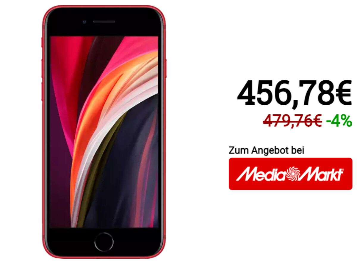 Apple iPhone SE (2nd generation) | 128 gigabytes of storage | red