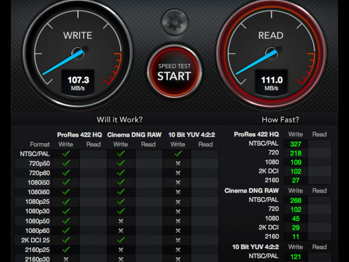 blackmagic disk speed test download cost