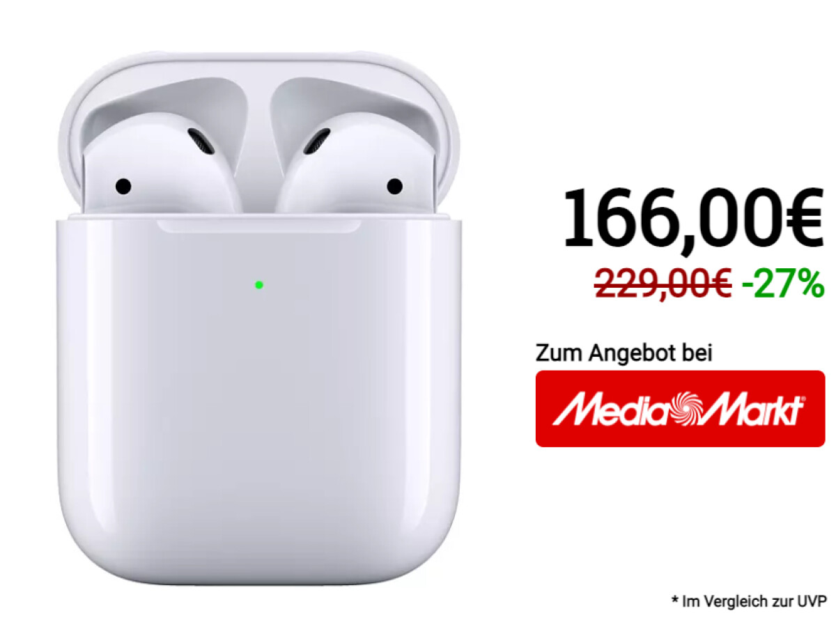 Apple AirPods 2 with wireless charging tray