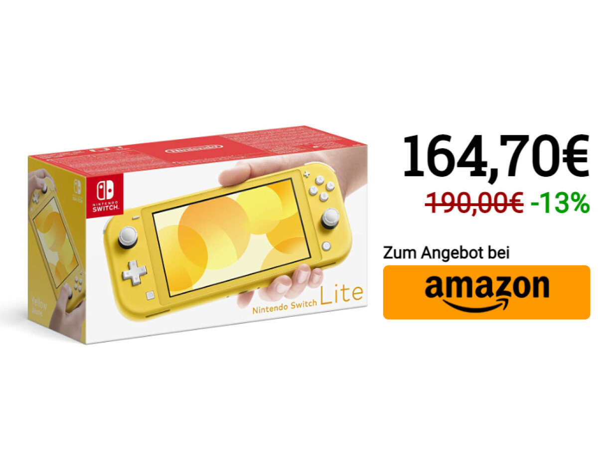 Nintendo Switch Lite Fur Nur 165 Euro Dieses Amazon Angebot Durft Ihr Nicht Verpassen Netzwelt