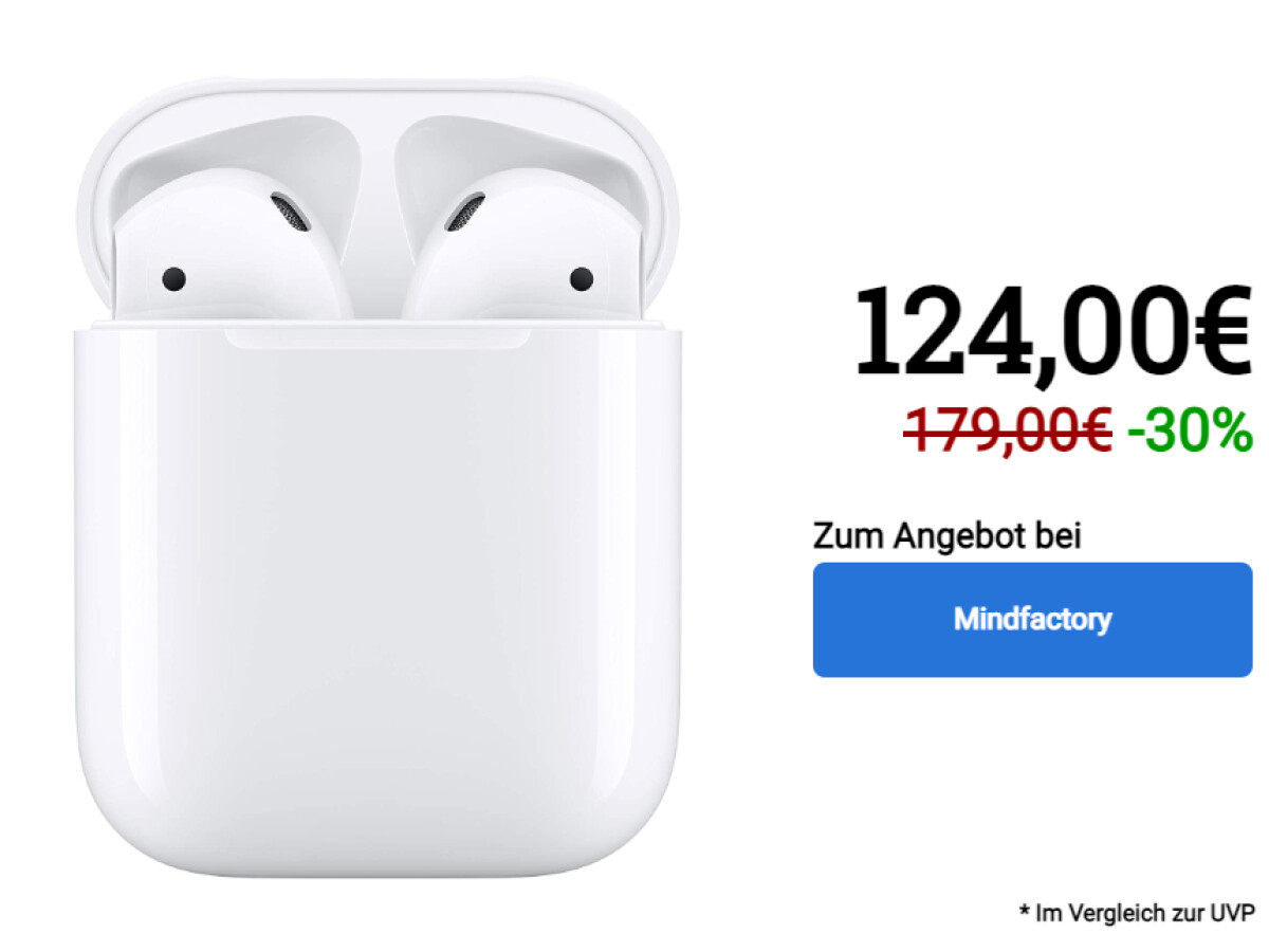 Apple AirPods 2 mit Ladecase