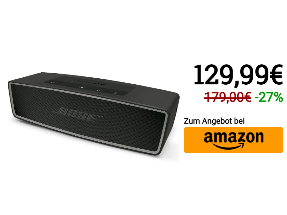 Bose Soundlink Mini Ii Bluetooth Lautsprecher Bei Amazon Im Oster Sale Netzwelt