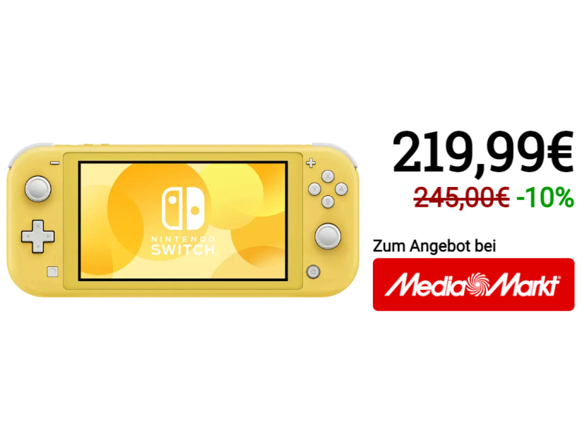 Nintendo Switch Lite: Bei Media Markt mit Spiel zum ...