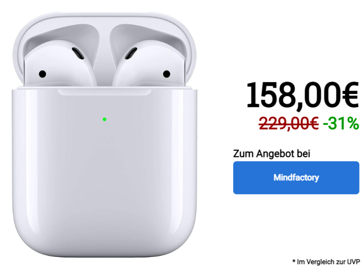 Apple AirPods 2 with wireless charging case