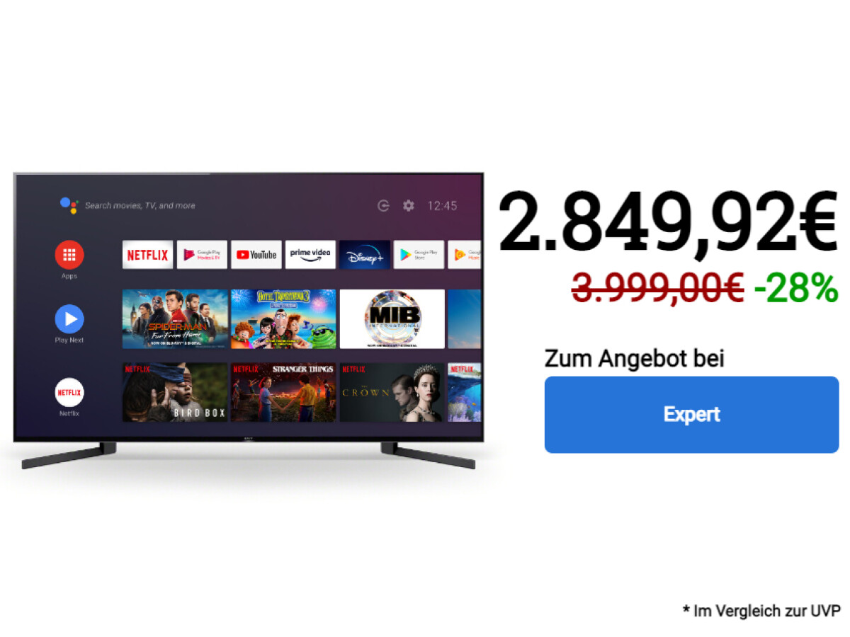 Sony KD-85XH9505 | LED | 85 Zoll