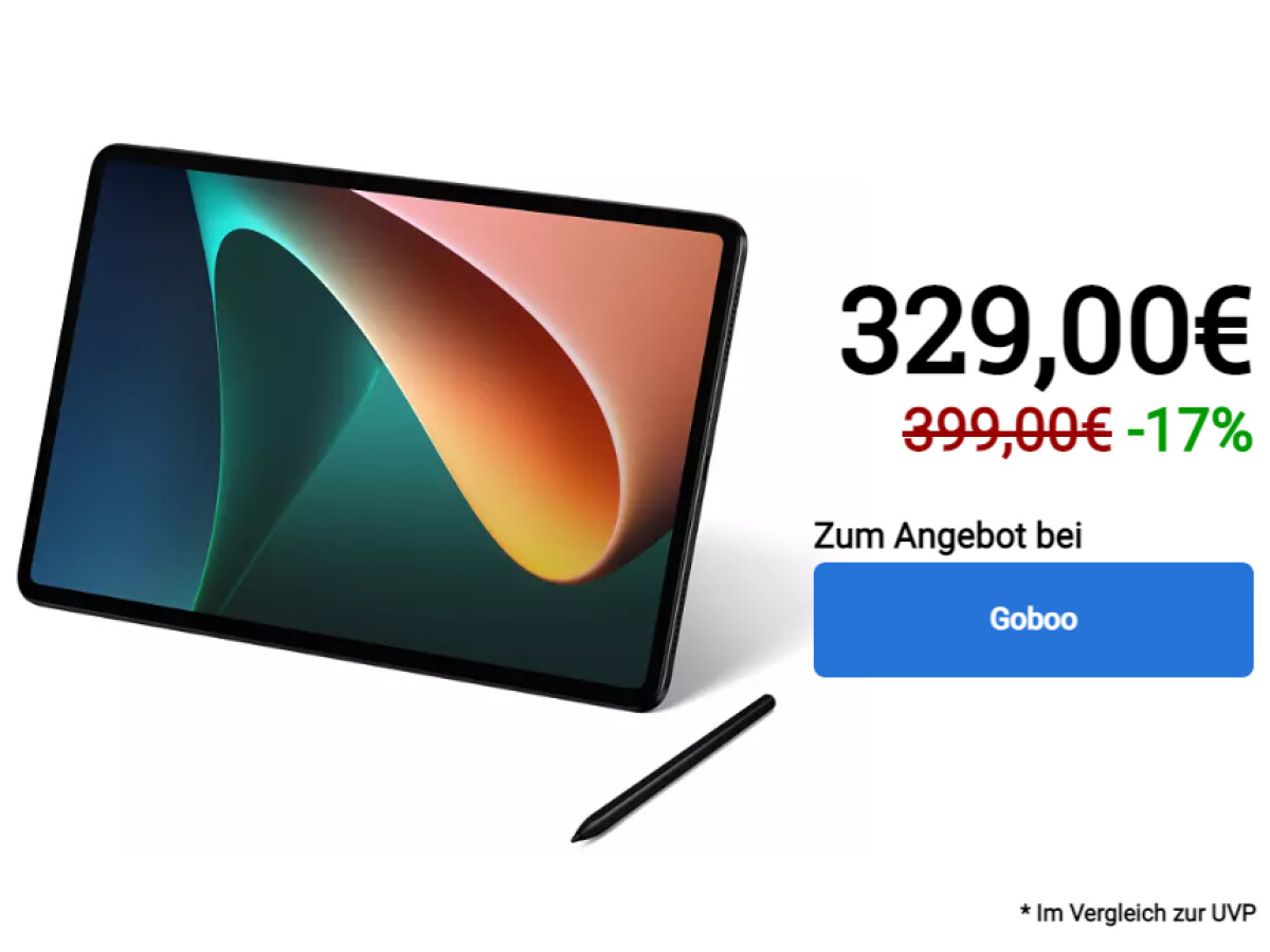 Xiaomi Pad 5 | 128 gigabytes of memory