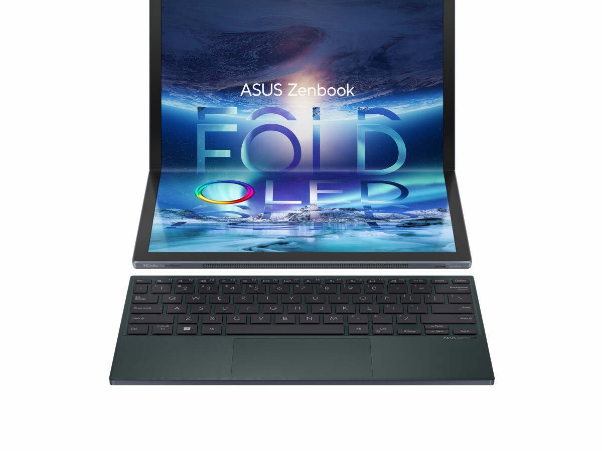 Asus Zenbook 17 Fold with Bluetooth keyboard
