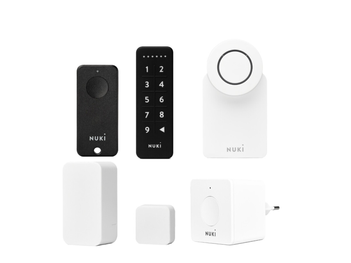 Nuki Smart Lock 3.0 + Bridge + Fob + Door sensor + Keypad - Complete set More