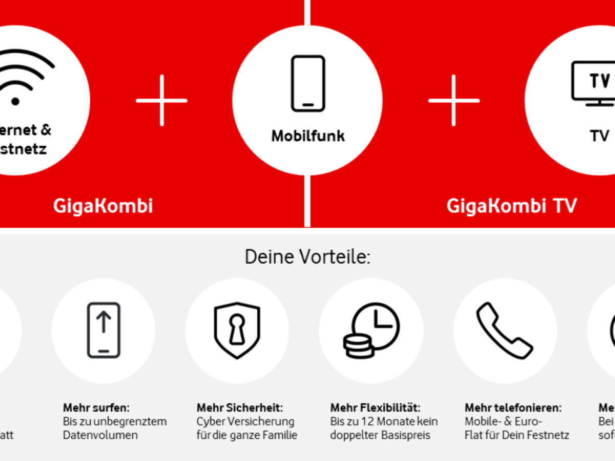Vodafone GigaKombi benefits