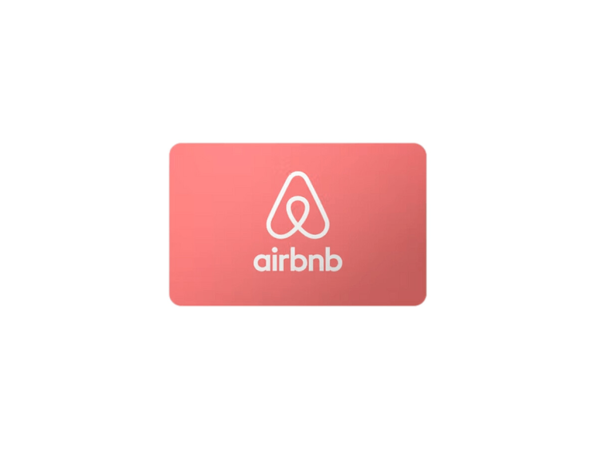 Tarjeta de crédito Airbnb aislada