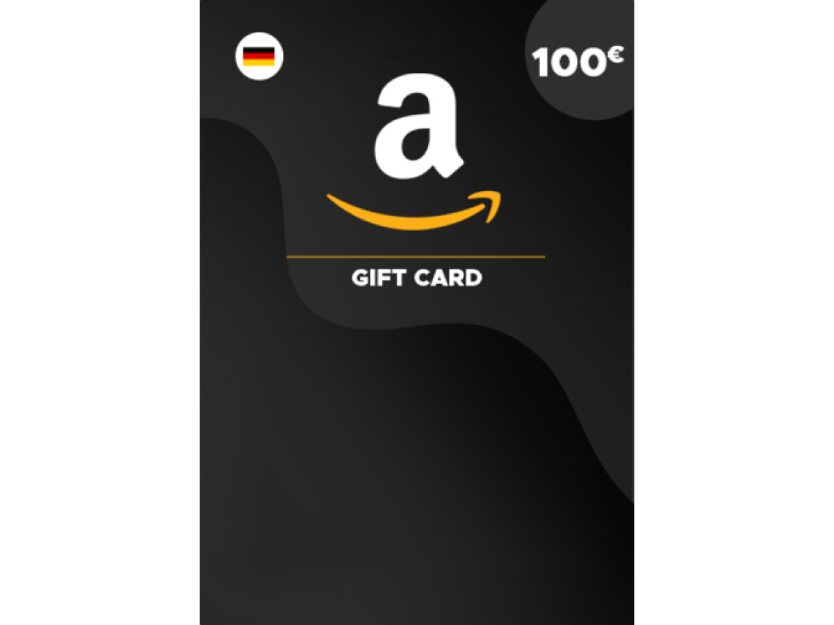 Tarjeta regalo Amazon aislada 100 euros