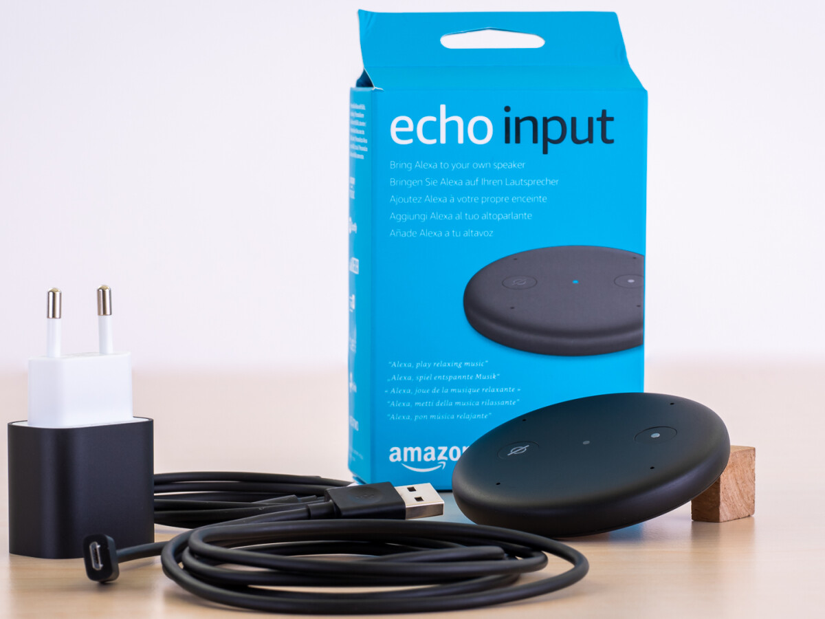 NEU und OVP – Alexa am externen Lautsprecher Amazon Echo Input schwarz 