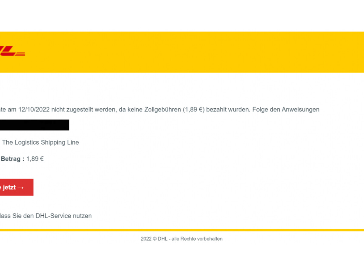 DHL-Phishing: Kleiner Zollbetrag sorgt für großen Ärger | NETZWELT