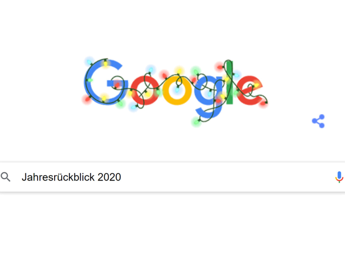 Bei Google ist wieder Zeit für die Jahresrückblicke