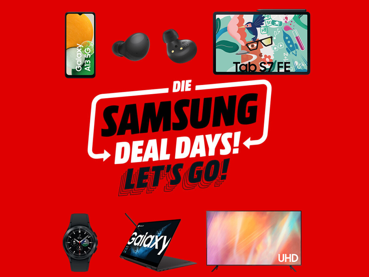 roterend Alfabetische volgorde vergaan Samsung Deal Days bei Media Markt: Galaxy-Handys, Fernseher und mehr stark  reduziert | NETZWELT