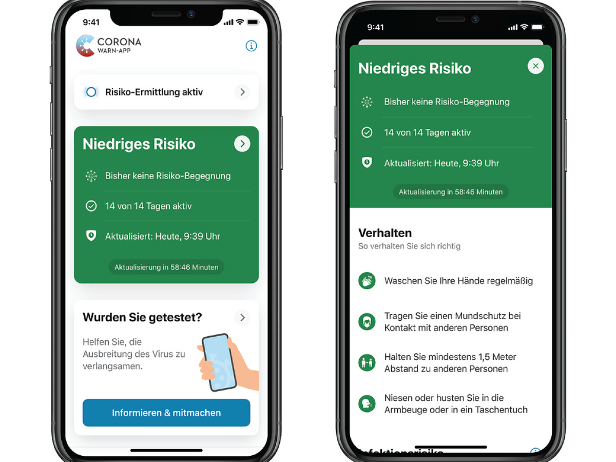 Corona Warn App Zeigt Wieder Mehr Risikokontakte Neues Update Erfasst Auch Kurzzeitbegegnungen Netzwelt