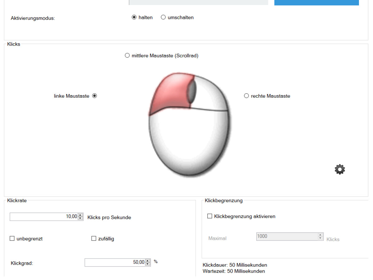 autoclicker clicker netzwelt automatisierten mausklicks bietet einstellungsmöglichkeiten