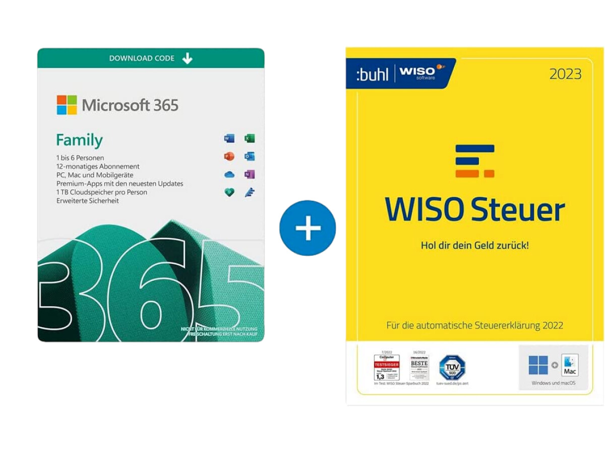Microsoft 365 with Wiso Tax 2023