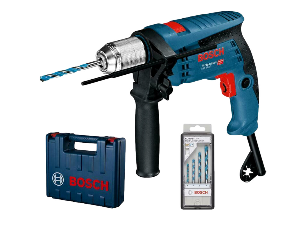 Bosch impact drill GSB 13 including accessories