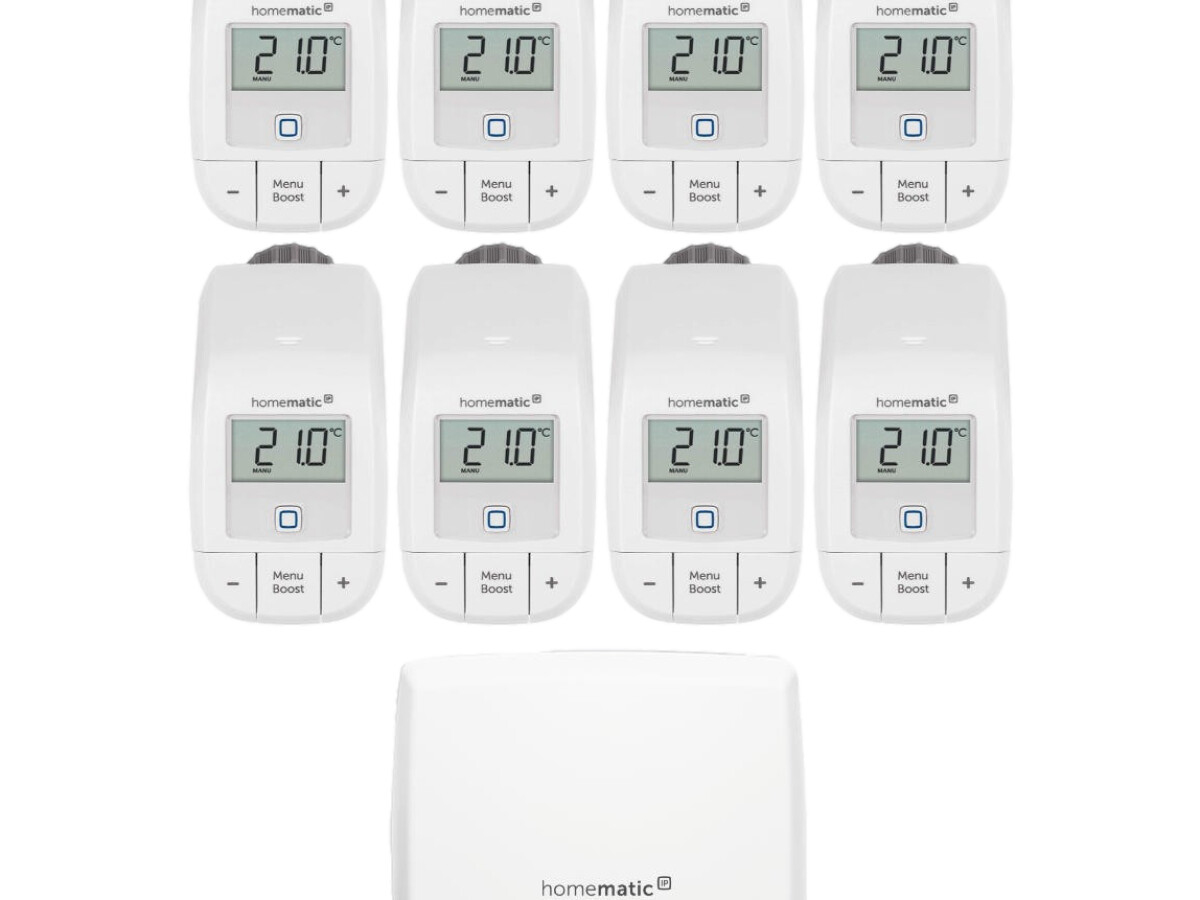 Homematic IP Access Point + termostato de radiador set básico de 8