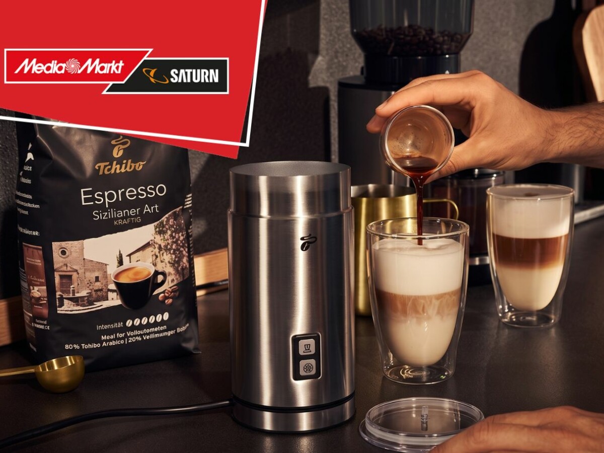 Kostet jetzt nur 30 Euro: MediaMarkt verkauft Tchibo-Gadget für Kaffee- & Kakaoliebhaber