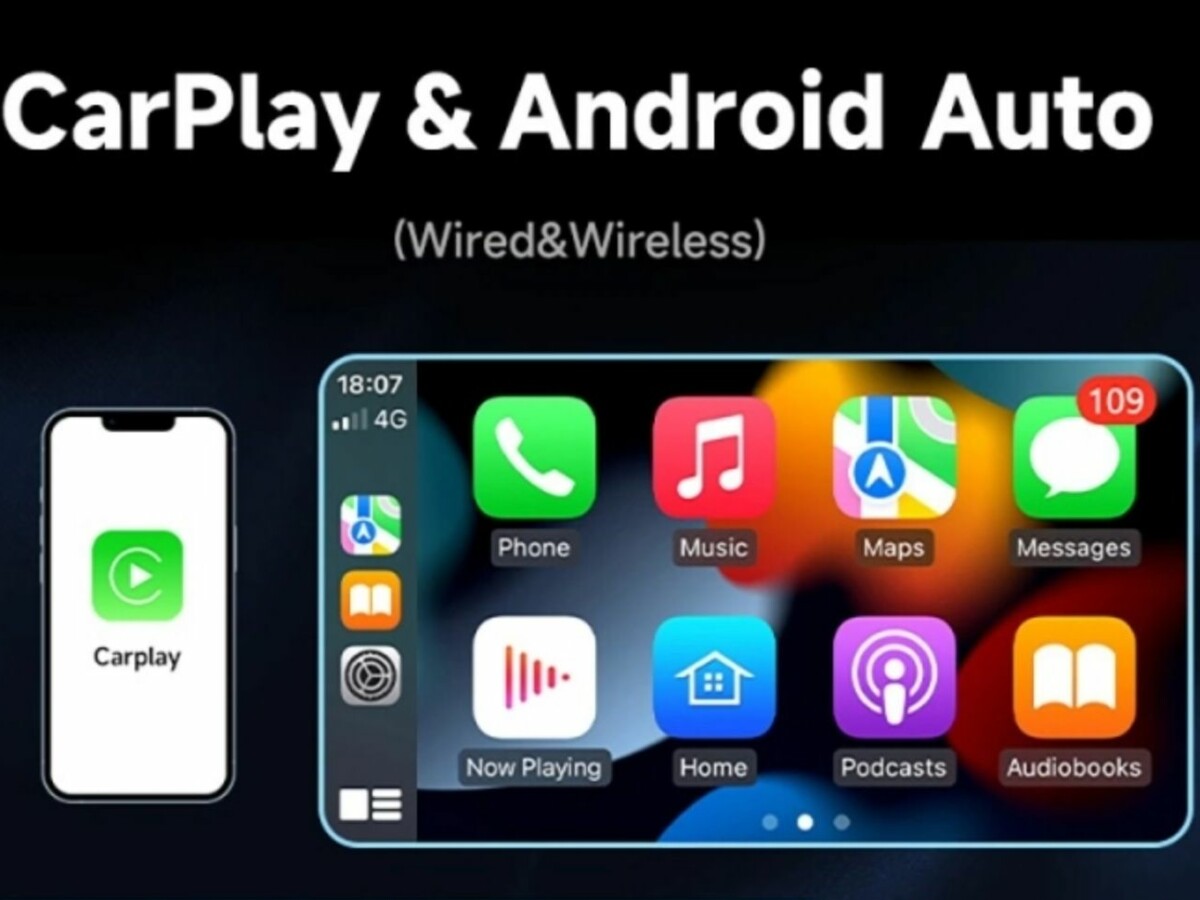 CarPlay und Android Auto für ältere Fahrzeuge Dieser Bildschirm schafft Abhilfe und kostet nur