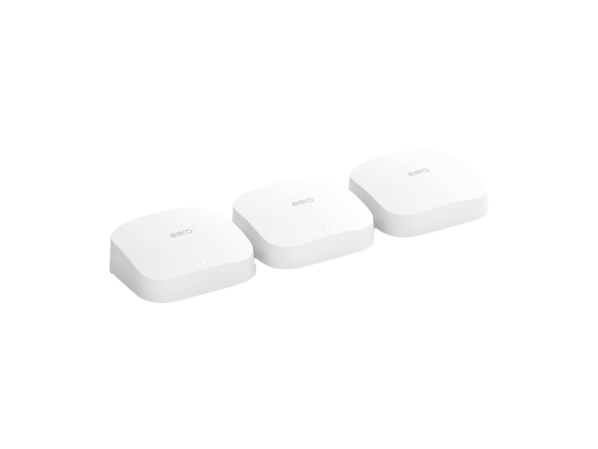 Amazon Eero Pro 6 Tri-Band Mesh WiFi 6 System |  Set of 3