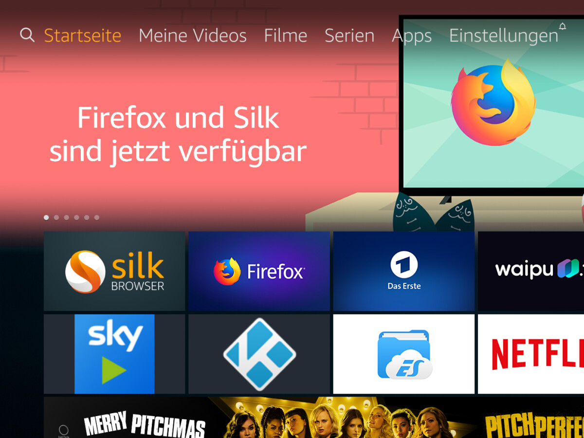 Fire TV gets Firefox and Silk web browsers support