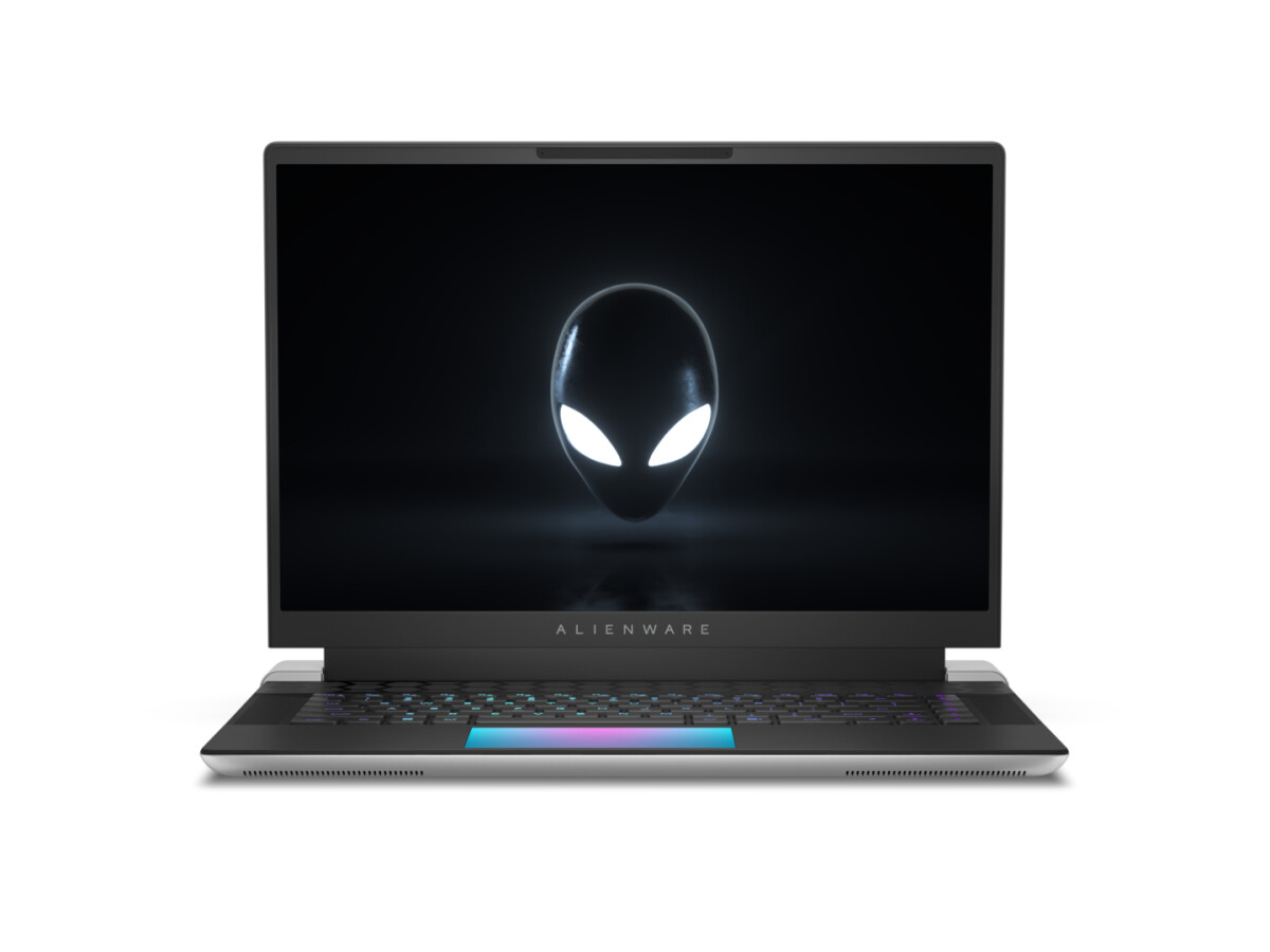 The Alienware X16 offers an eye-catching look.
