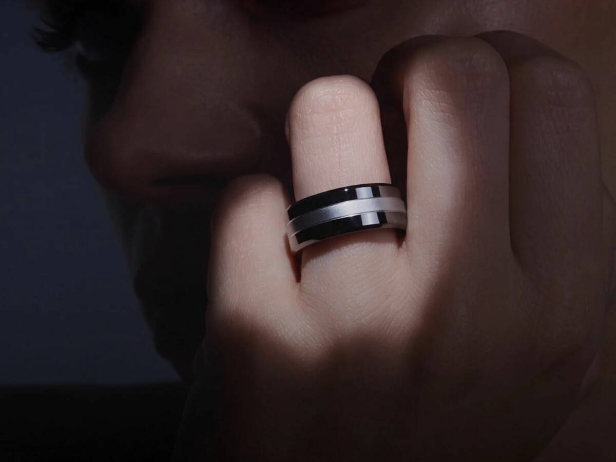 So sieht der Signal Ring aus, der manschettenlos Blutdruck messen soll.