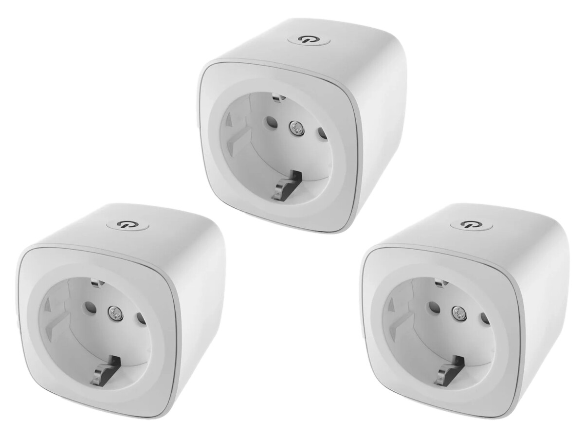 SILVERCREST set of 3 socket adapter plugs Zigbee Smart Home