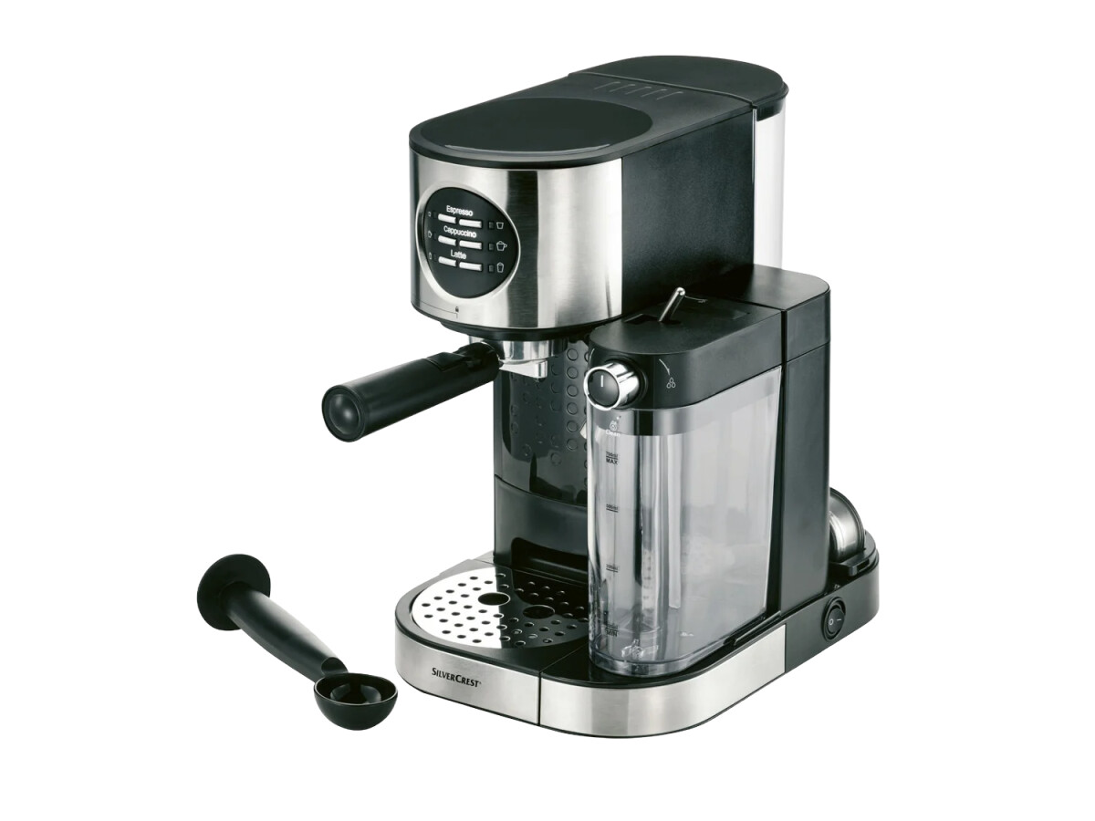 Cafetera espresso Silvercrest con espumador de leche SEMM 1470 A2