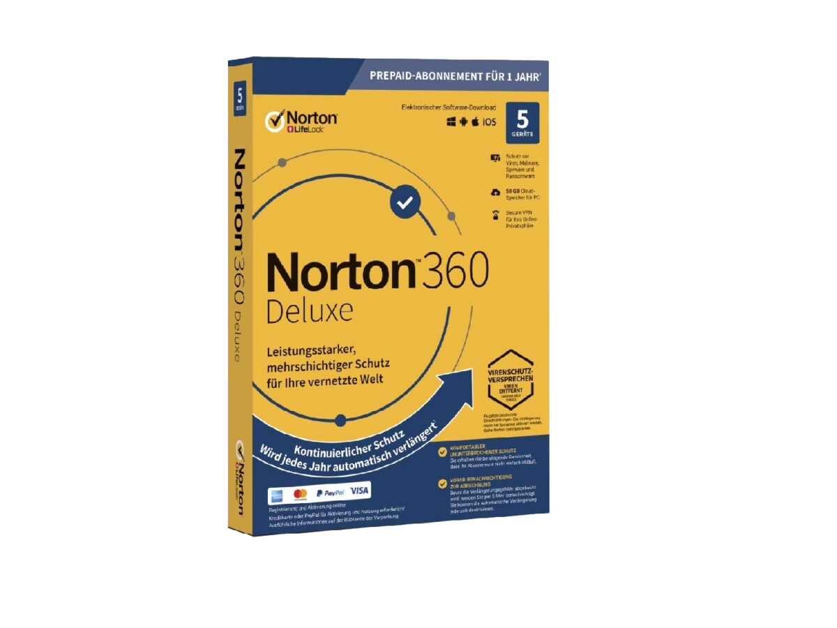 Norton 360 Deluxe: 68 Prozent Rabatt am Black Friday - spart ...