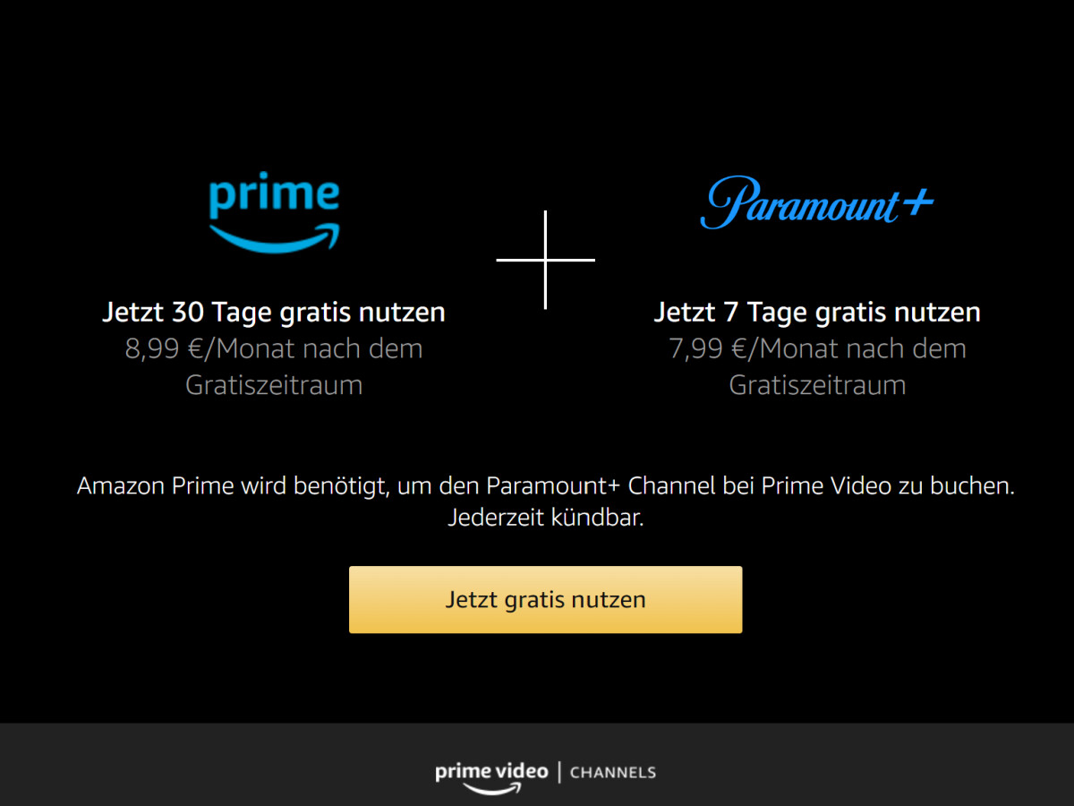 Canal Paramount+ en Amazon Prime Video