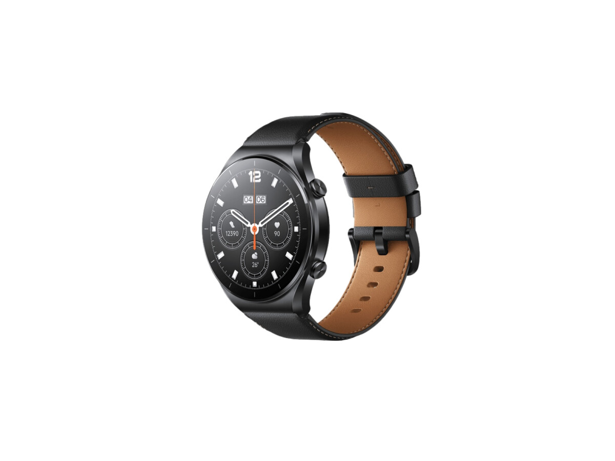 XIAOMI Watch S1 Smartwatch Acier Inoxydable Cuir Véritable, 157 - 241 mm, Noir