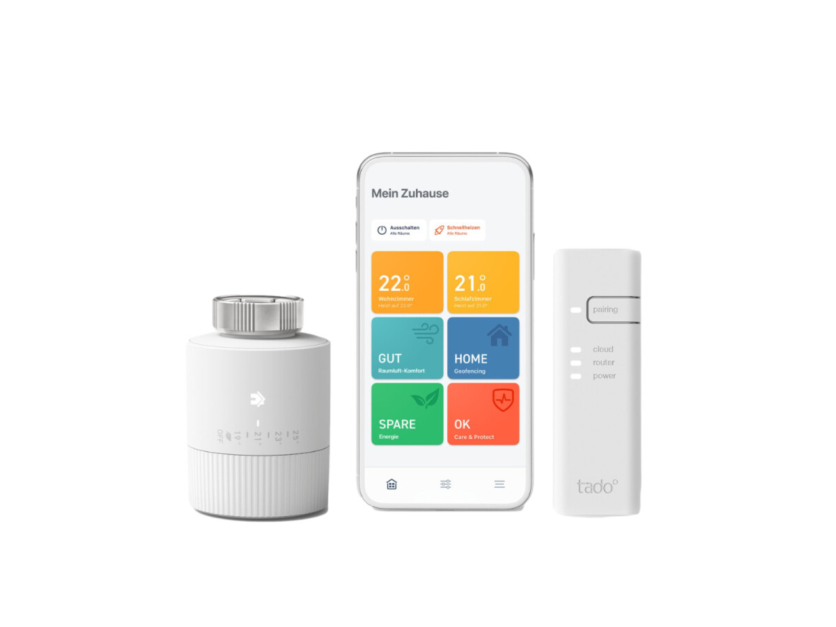 tado° Kit de Démarrage - Tête Thermostatique Intelligente V3+ Basic