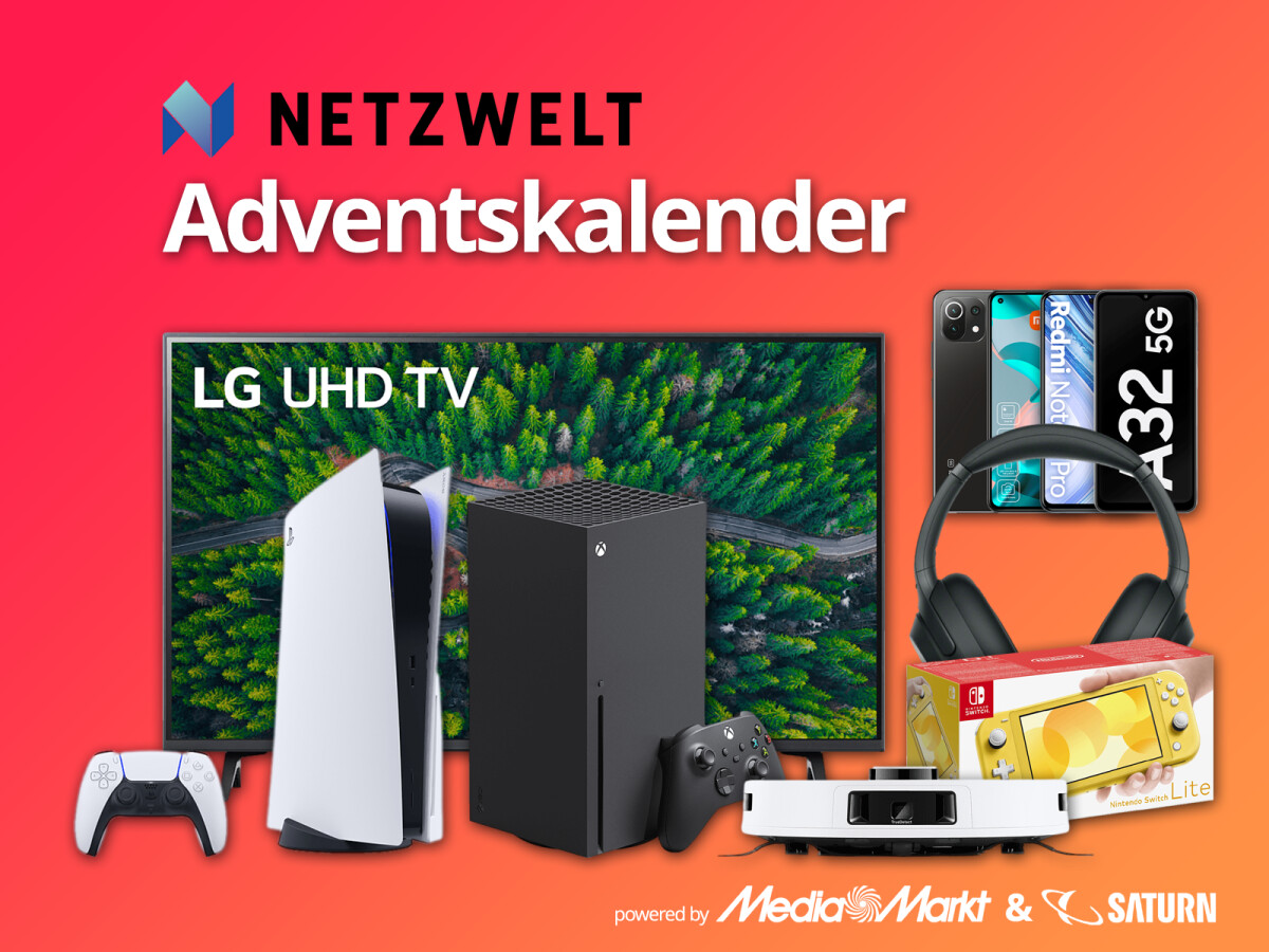 In the Netzwelt Advent Calendar you can win prizes with a total value of around 10,000 euros.  We editors, on the other hand, win one or the other ... great.