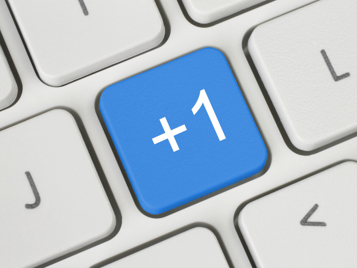 Was bedeutet "+1"? NETZWELT
