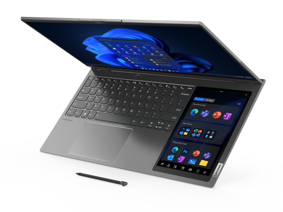 CES 2022: Lenovo ThinkBook Plus refleja el teléfono móvil en la pantalla dual incorporada