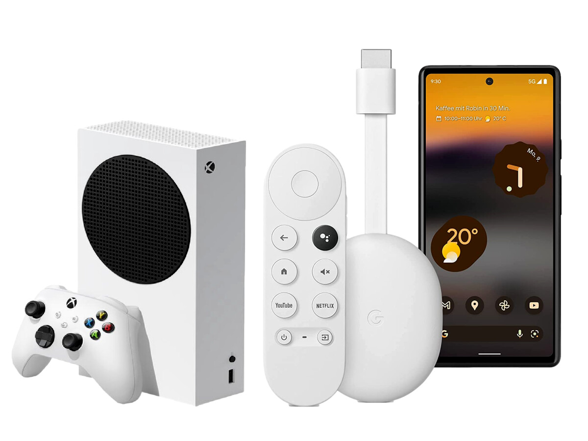 O2 Free M Promotion + Google Pixel 6a + Microsoft Xbox Series S + Google Chromecast