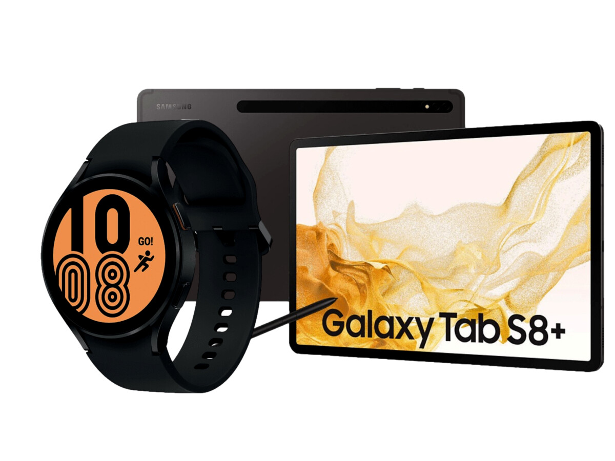 Samsung Galaxy Tab S8+ + Samsung Galaxy reloj 4