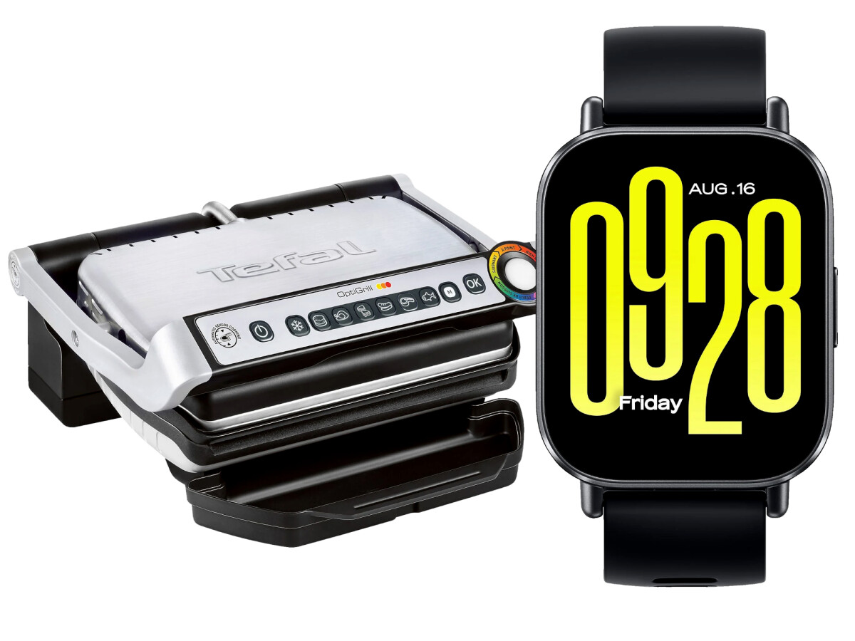 Tefal GC705D OptiGrill mit Xiaomi Redmi Watch 5 Active